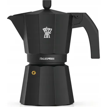 Kávovar PEZZETTI ITALEXPRESS Smaltovaný kávovar (1 šálek ) - černý
