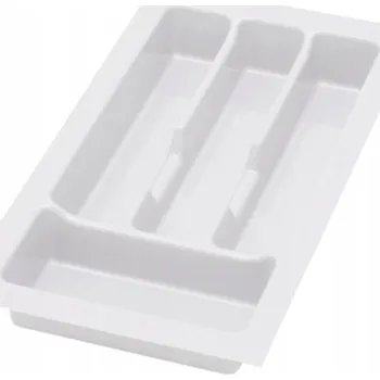 Úložný box REJS Organizér na příbory bílá do zásuvky 30 cm