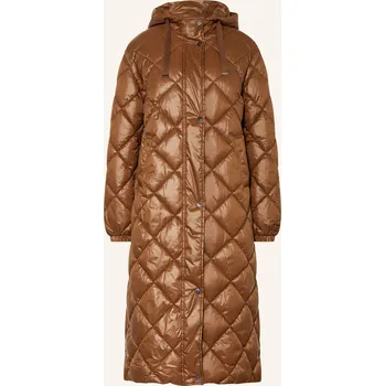 Dámský kabát Monari Dámský Prošívaný Kabát, hnědá, 36