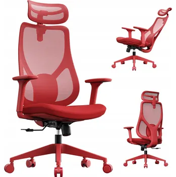 Otočná kancelářská židle Sense7 červená