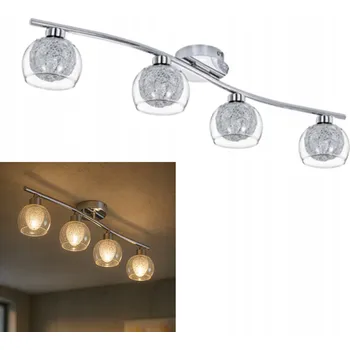 Zyrandol Oswietlenie Sufitowe Lampa Sufitowa Kovové stropní svítidlo Koule Chrom Oviedo 1