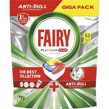 Přípravek do myčky Tablety do myčky All in One (vše v jednom) Fairy 52 ks