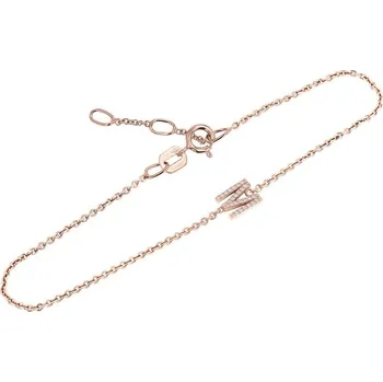 Náramek Náramek s písmenkem a lab-grown diamanty Anika