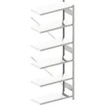 META zásuvný regál nástavný 2500x1000x400 mm, nosn. 100 kg