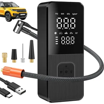 pumpička ELEKTRICKÁ PUMPA VZDUCHU MOBILNÍ CYKLO KOMPRESOR AKUMULÁTOROVÁ PUMPIČKA