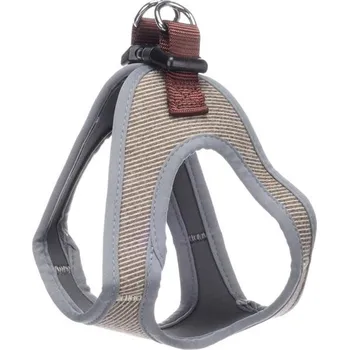 Postroj pro psa Postroj textil Herbert sv.hnědý S Flamingo