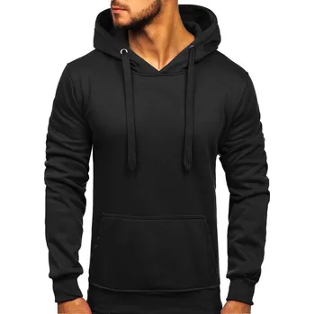 Pánská mikina Černá pánská mikina s kapucí Bolf 2009 - XL