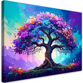 Obraz Moderní obraz do obýváku ložnice, Strom Života Abstrakce 100x70