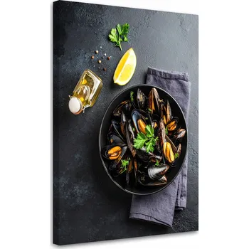 Obraz Obraz do kuchyně, Mořské plody mušle 40x60