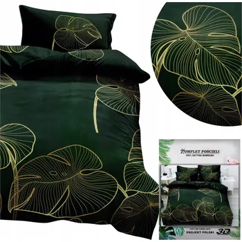 Povlečení Povlečení MARIA Povlaky na polštáře 70x80 Sada 160x200 3 Č. saténová stylová