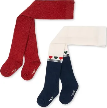 Dětské punčocháče Konges Sløjd 2 PACK LUREX TIGHTS 2-pack KS104171.9BYA vícebarevná MLC, vel. 80-86