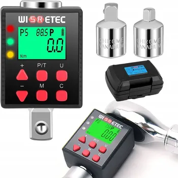 Klíč Elektronický momentový klíč 17–340 Nm s LCD displejem