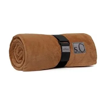 deka Deka s.Oliver polyester 150 cm x 200 cm hnědá