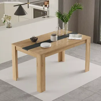 Jídelní stůl Obdélníkový jídelní stůl Houseland Future 03 dub Castello/antracitově šedý