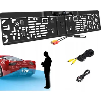COUVACÍ KAMERA V RÁMEČKU SPZ IR 6M 170°