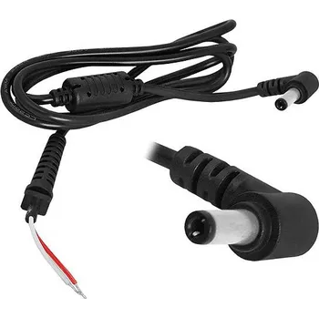 Napájecí kabel NAPÁJECÍ KABEL PRO ASUS, TOSHIBA, HP, ÚHLOVÝ 5,5x2,5mm