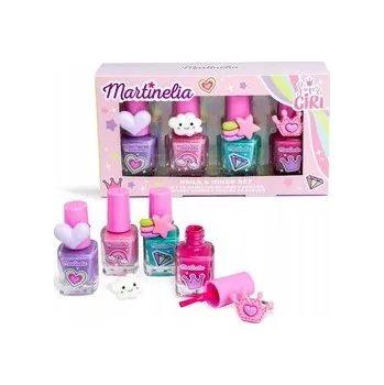 Přípravek na nehty MARTINELIA sada na nehty SUPERGIRL LAK NA NEHTY S PRSTENEM