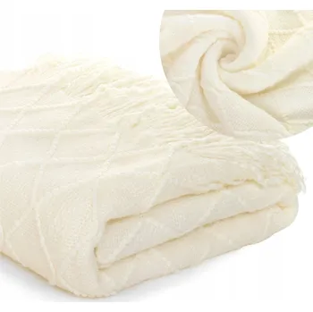 Přehoz na lůžko Deka 127x152 Přehoz na Postel Akryl Bavlna Nasi