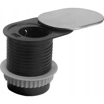 Elektrická zásuvka Elektrická Zásuvka, USB stolní Rejs stříbrná