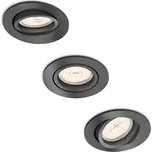 Philips 50393/99/PN - SADA 3x Podhledové svítidlo DONEGAL 1xGU10/5,5W/230V