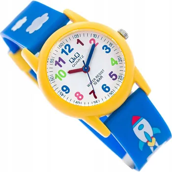 Hodinky Q&Q Dětské hodinky na řemínku Q&Q VR99J003Y modrá