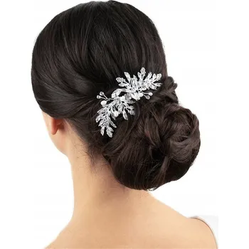 Miss Glow stříbrný hřeben do vlasů