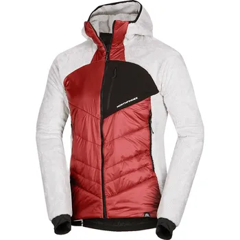 Pánská zimní bunda Northfinder Emeryth Velikost: M / Barva: červená/bílá