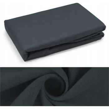 Prostěradlo PROSTĚRADLO s gumou 160x200 + 25 cm JERSEY bavlněné Lorenzo GRAFITOVÉ