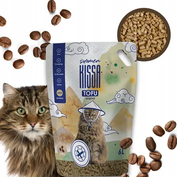 Podestýlka pro kočku SUOMEN KISSA tofu hrudkující stelivo pro kočky 6l