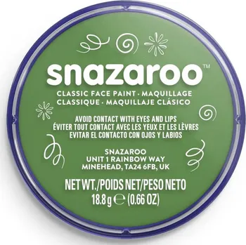 Výtvarná barva Snazaroo barva na obličej 18ml zelená - Bright Green