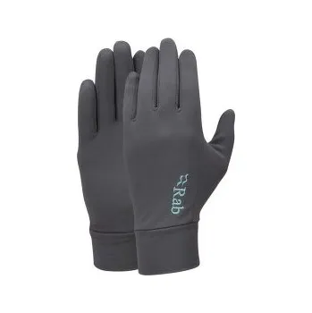 Rukavice Rab Flux Liner Glove Women Beluga šedá L