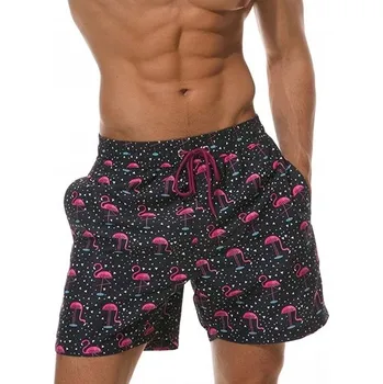 Pánské oblečení PÁNSKÉ PLAVKY ŠORTKY KRAŤASY PLAMEŇÁCI XL