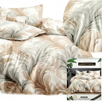 Povlečení DALWIN Povlečení souprava s povlaky na polštáře 70x80 bavlněný satén 200x220 3 Č.