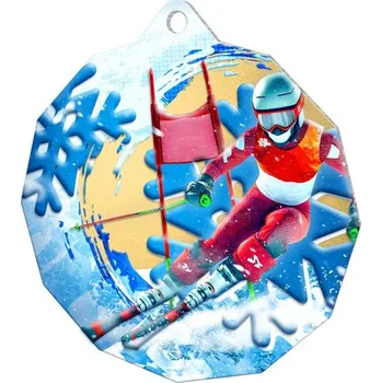 Poháry Bauer Kovová medaile MDM03M48 | Sjezdové lyžování