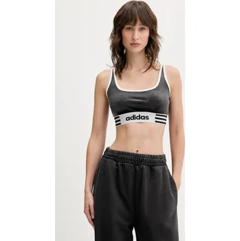 Velurový top adidas Originals Winterized JW7282 černá 99X, vel. L