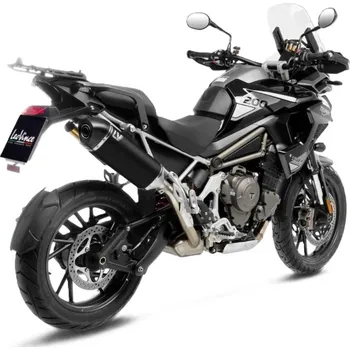 Motodíl Výfuk Triumph Tiger 1200 GT, Rally, Pro, Explorer (22-25) LeoVince LV-14 Black