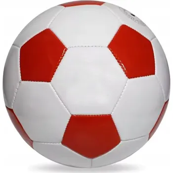 Fotbalový míč Fotbalový míč na fotbal beruška bílo-červený velikost 5