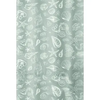 Prostěradlo Závěs do sprchy textilní Bisk 180 x 200 cm