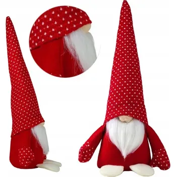 Vánoční dekorace VÁNOČNÍ SKŘÍTEK TRPASLÍK 35 CM OZDOBA NA VÁNOCE GNÓM NA VÁNOCE