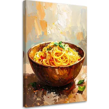 Obraz Obraz do kuchyně, baru nebo jídelny, Špagety Těstoviny 60x90 cm