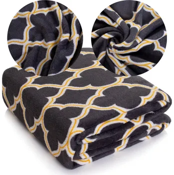 deka Deka Łóżkoholicy z mikrovlákna 160 cm x 210 cm šedá