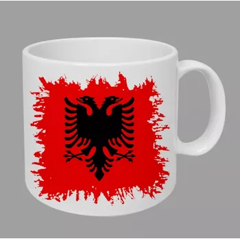 hrnek s vlajkou Albánie 75ml (hrneček )
