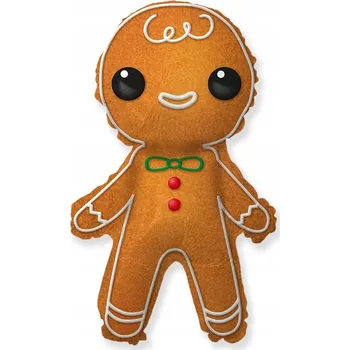 Balónek Fóliový balónek PERNÍKOVÝ MUŽ k narozeninám 61 cm