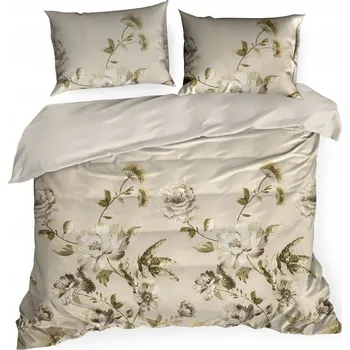 Povlečení Povlečení 160x200 3dílné bavlněný satén měkké oboustranné SPRING