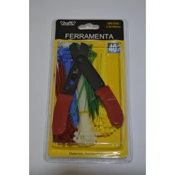 Stahovací páska Elektrikářské stahovací pásky 100ks + kleště - Ferramenta