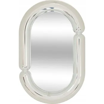 Zrcadlo DEKORATIVNÍ ZRCADLO STŘÍBRNÉ TWISTED SKY 19X30 CM PP PLAST