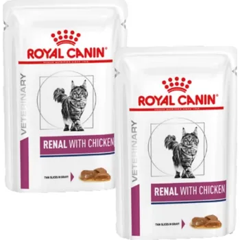 Krmivo pro kočku ROYAL CANIN Renal with Chicken 2x(12x85g)