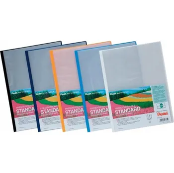 Prezentační pořadač PENTEL A4 standard, 15 kapes, modrý