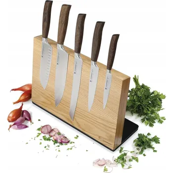 Stojan na nože Stojan na nože Zassenhaus 23 cm, hnědé dřevo