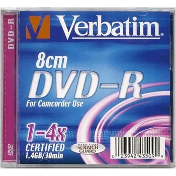 Optické médium DVD disk Verbatim DVD+R 1,4 GB 1 ks